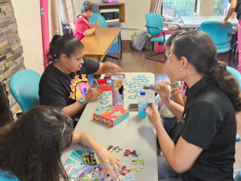 DTTA working with an educational game