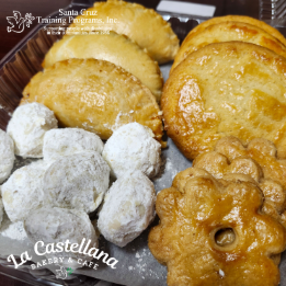 Assorted box of cookies and empanadas